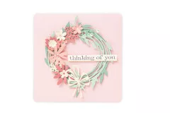 Thinlits Die by Tim Holtz - Vault Funky Floral Wreath