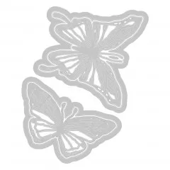 Thinlits Die by Tim Holtz - Vault Scribbly Butterfly