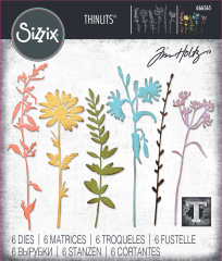 Thinlits Die by Tim Holtz - Vault Wildflowers