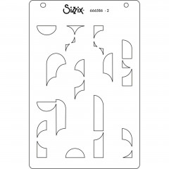 Sizzix - Layered Stencils by Stacey Park - Cosmopolitan - Around the Block