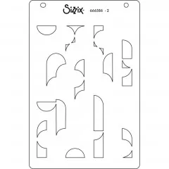 Sizzix - Layered Stencils by Stacey Park - Cosmopolitan - Around the Block