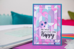 Sizzix - Layered Stencils by Stacey Park - Cosmopolitan - Around the Block