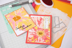 Sizzix - Layered Stencils by Stacey Park - Cosmopolitan - Floral Impressions