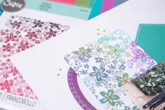 Sizzix Clear Stamps by Stacey Park - Cosmopolitan - Petals