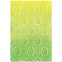 3D Embossing Folder by Stacey Par - Cosmopolitan, Golden Rings