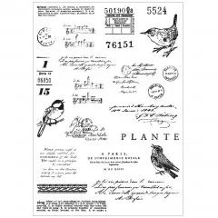 Framelits Dies with Stamps by 49 and Market - Bird Song