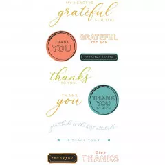 Framelits Dies with Stamp by 49 and Market - Thankful Sentiments