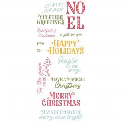 Sizzix - Clear Stamps by Catherine Pooler - Greetings of the Season