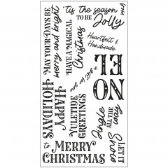 Sizzix - Clear Stamps by Catherine Pooler - Greetings of the Season