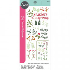 Sizzix - Clear Stamps by Catherine Pooler - Happy Holly Days