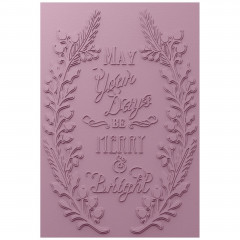 3D Embossing Folder by Jen Long - Merry & Bright