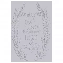 3D Embossing Folder by Jen Long - Merry & Bright