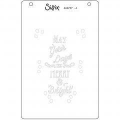 Sizzix - Layered Stencil by Jen Long - Merry & Bright #3