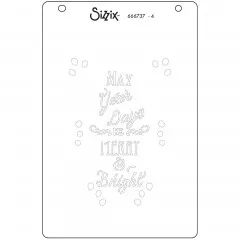 Sizzix - Layered Stencil by Jen Long - Merry & Bright #3