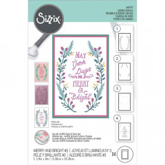 Sizzix - Layered Stencil by Jen Long - Merry & Bright #3