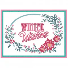 Sizzix - Layered Stencil by Jen Long - Winter Wishes #3