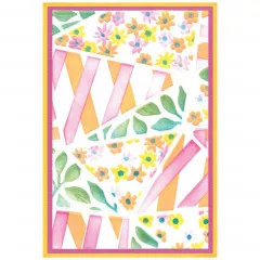 3D Embossing Folder by Stacey Park - Fragmented Floral