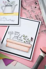 Sizzix - Clear Stamps by Catherine Pooler - Sending Sunshine Sentiments