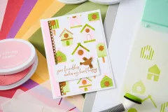 Sizzix - Layered Stencil by Catherine Pooler - Good Place to Land