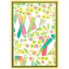 Sizzix - Layered Stencil by Stacey Park - Fragmented Floral #2