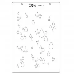 Sizzix - Clear Stamps with Stencil by Stacey Park - Drip, Drip, Dro