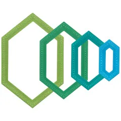 Framelits Dies by Stacey Park - Reversed Belinda Stitched Hexagons