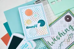 3D Textured Impressions with Stencil by Stacey Park - Rock the Dots