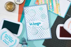 3D Textured Impressions with Stencil by Stacey Park - Rock the Dots