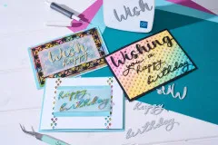 3D Textured Impressions with Stencil by Stacey Park - Rock the Dots