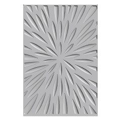 3D Textured Impressions with Stencil by Stacey Park - Burst of Bright