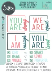 Thinlits Die with Stamps by 49 and Market - Affirmations