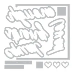 Thinlits Die with Stamps by 49 and Market - Affirmations