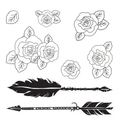 Thinlits Die with Stamps by 49 and Market - Forces of Nature