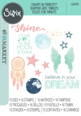 Thinlits Die with Stamps by 49 and Market - Starlight Dreams