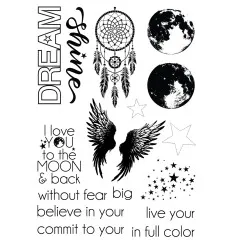 Thinlits Die with Stamps by 49 and Market - Starlight Dreams