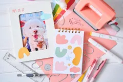 Thinlits Die by Letters by Shells - Abstract Doodles