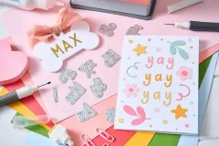 Thinlits Die by Letters by Shells - Simple Letters