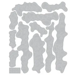 Thinlits Die by Letters by Shells - Common Greetings