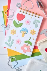 Thinlits Die by Letters by Shells - Happy Florals