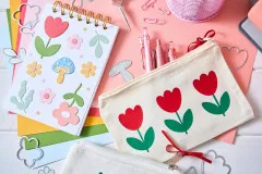 Thinlits Die by Letters by Shells - Happy Florals