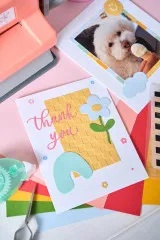 2D Mini Embossing Folder by Letters by Shells - Checkered Pattern