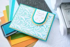 3D Embossing Folder by Eileen Hull - Lacy Leaves