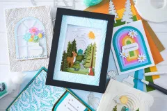 Thinlits Die by Eileen Hull - Windowsill Flowers and Vase