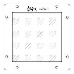 Sizzix - Rotating Stencil - Geo Blocks
