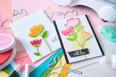 Sizzix - Clear Stamps by Catherine Pooler - Whimsy Bloom #1