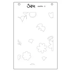 Sizzix - Layered Stencil by Catherine Pooler - Happy Garden #2