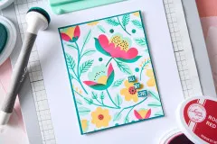 Sizzix - Layered Stencil by Catherine Pooler - Happy Garden #2