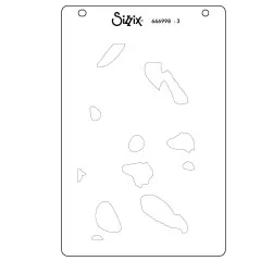 Sizzix - Layered Stencil by Catherine Pooler - Paper Scraps