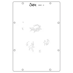 Sizzix - Layered Stencil by Willow Wolfe - Cosmo