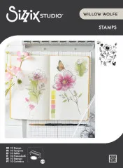 Sizzix - Clear Stamps by Willow Wolfe - Cosmo and Butterflies